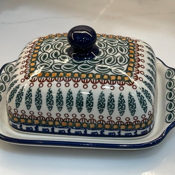 Imported Tuscany Butter Dish- NWT - Picture 7 of 16
